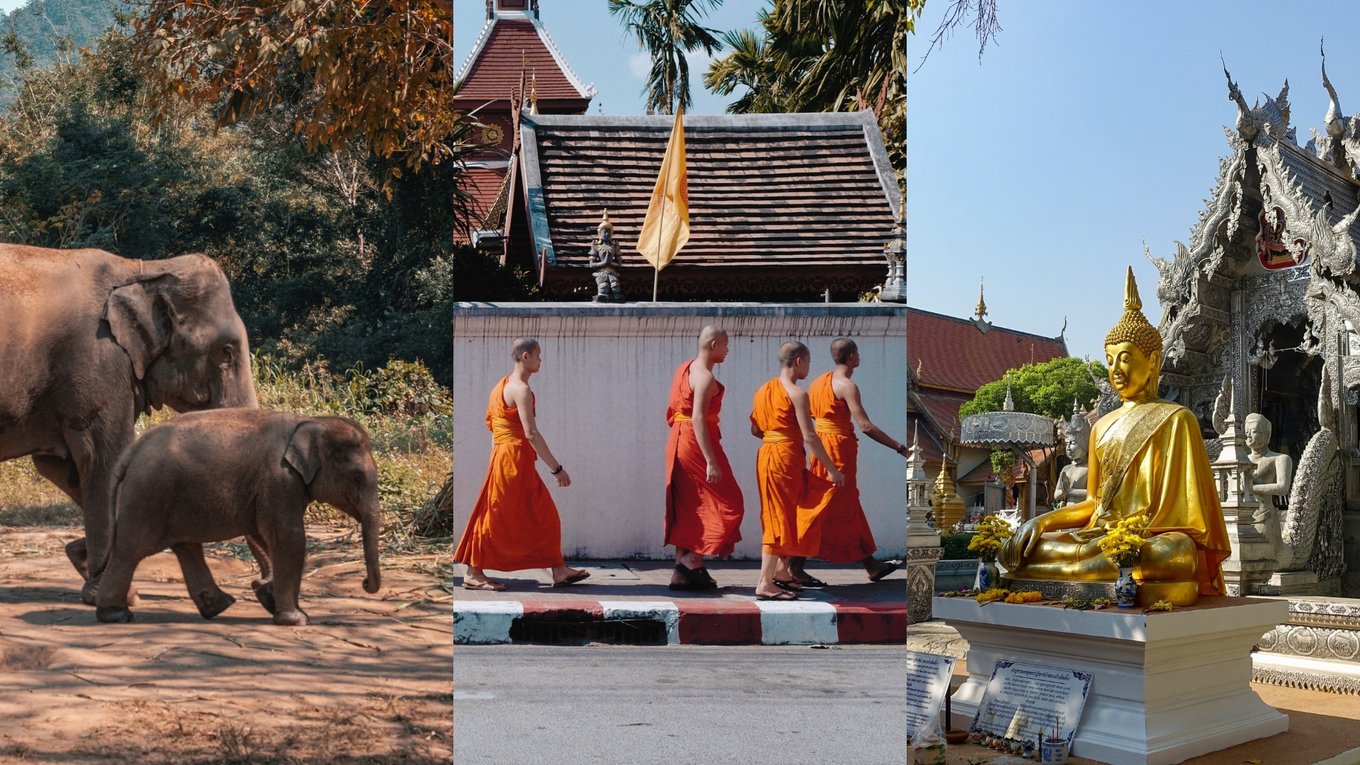 collage of northern thailand itinerary