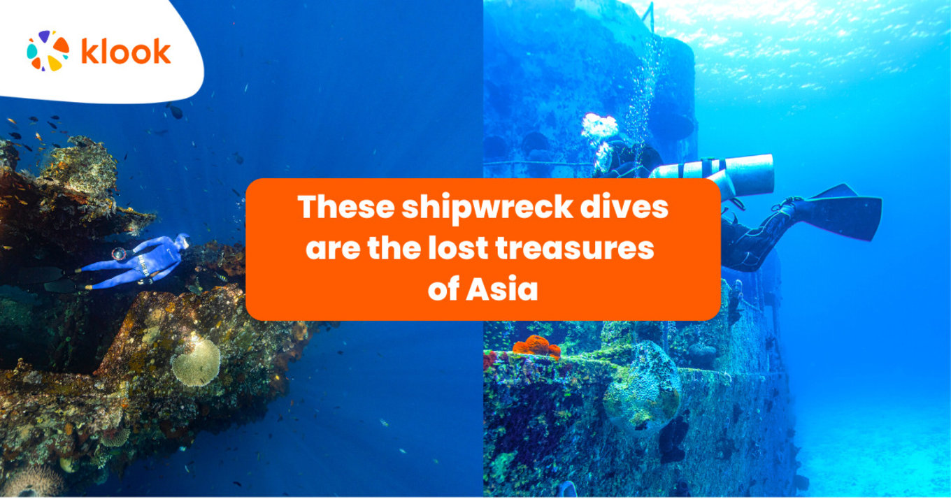 Shipwreck dive spots in Asia