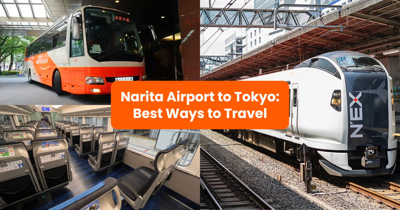 Narita Airport to Tokyo Narita Express, Limousine Bus, Skyliner