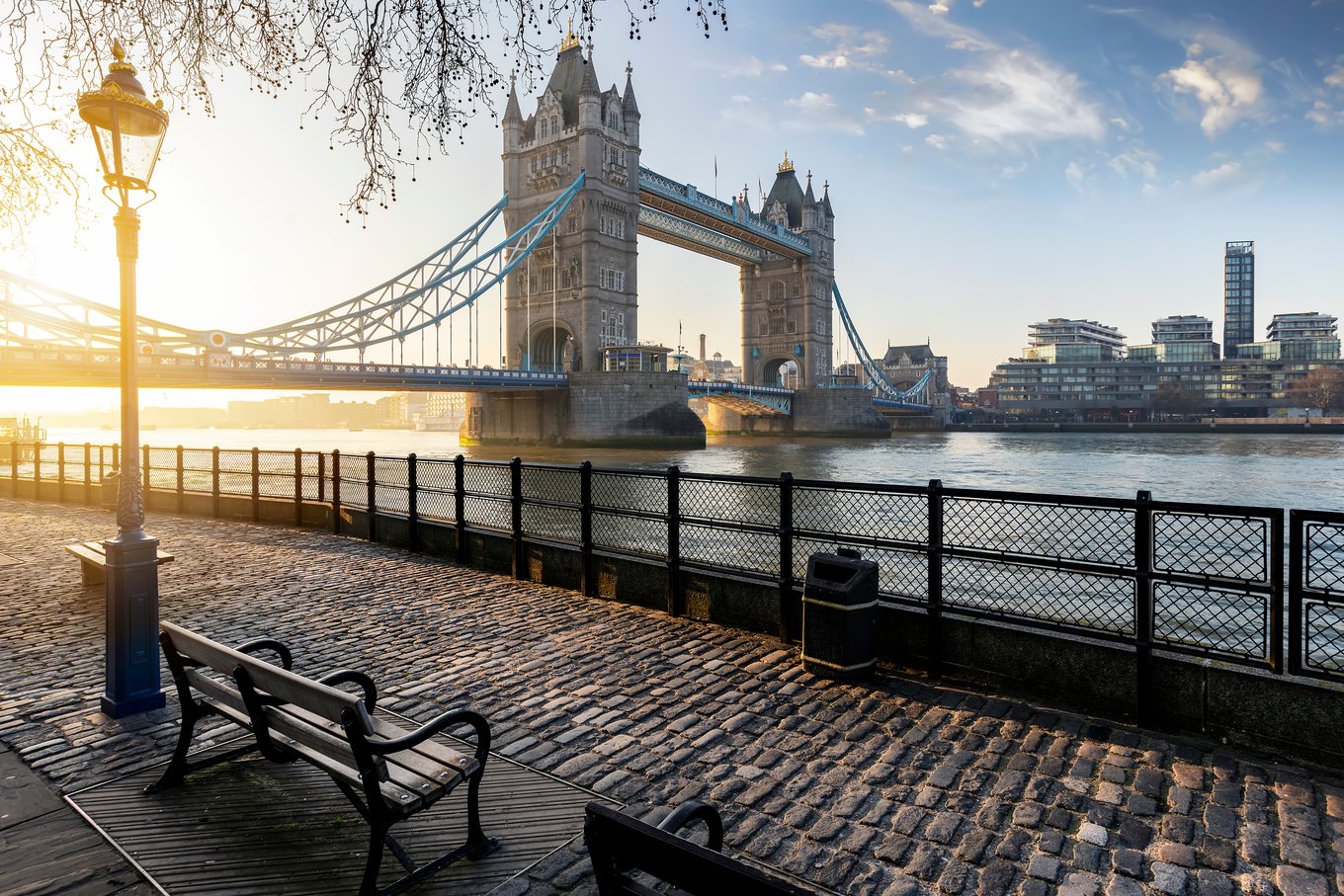 tower bridge and the thames river in London