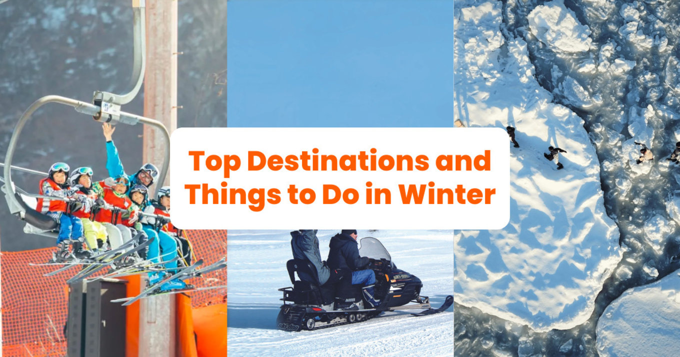 Top Destinations and Things to Do in Winter banner