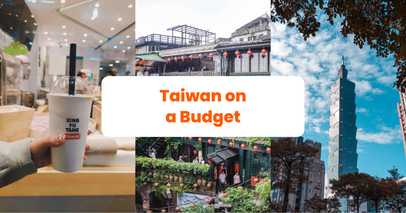 Taiwan on a budget banner
