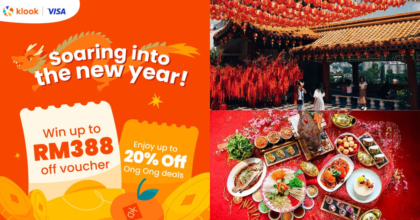 Klook Chinese New Year 2024 travel promotions giveaways
