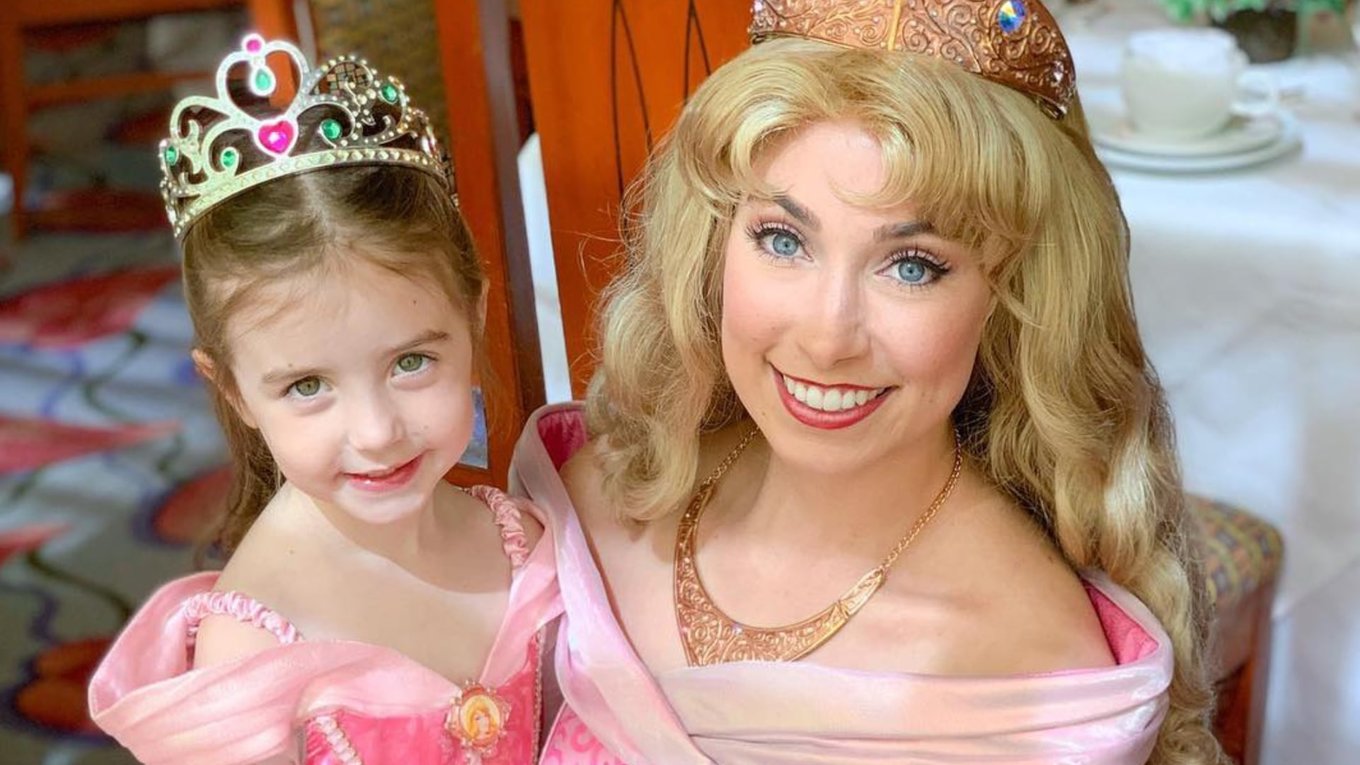 Even princesses love dining at the Napa Rose! Credits to @princessturnedmom on Instagram