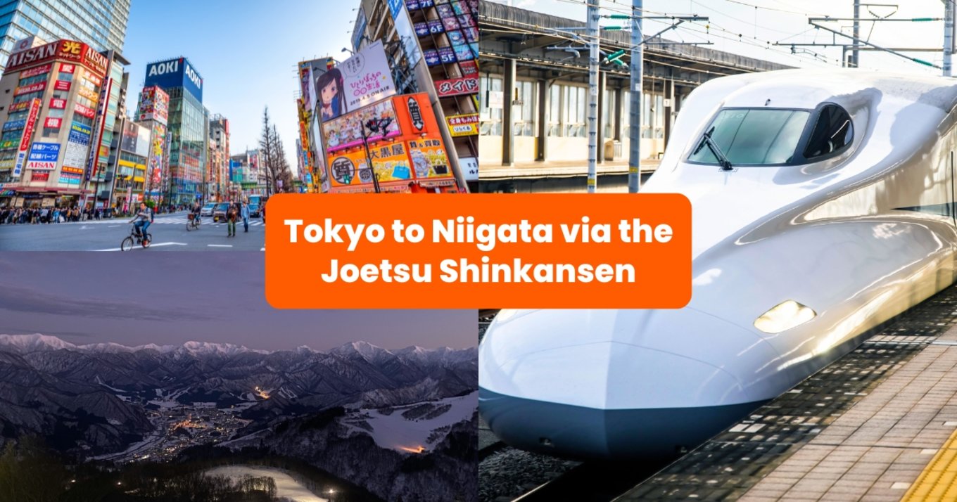 Tokyo to Niigata via the Joetsu Shinkansen
