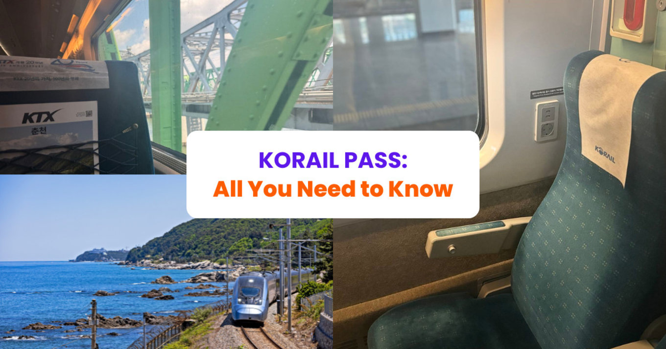 collage of three photos showing the inside and outside of ktx