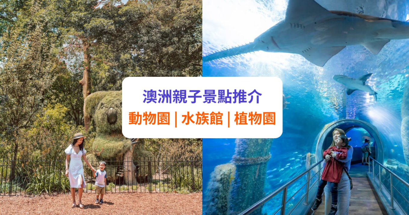 【澳洲親子遊】悉尼/墨爾本親子景點推介 | 野生動物園、Sea Life 水族館