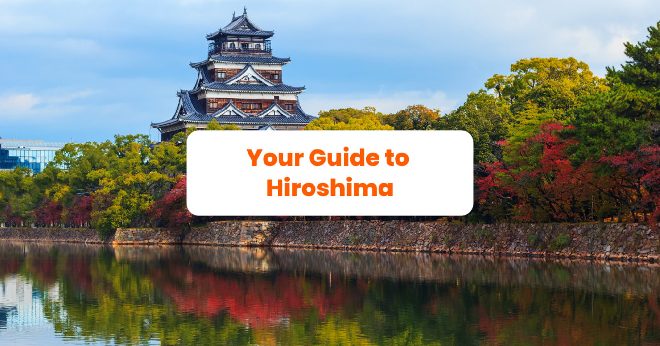 hiroshima castle and the title of the article in the middle