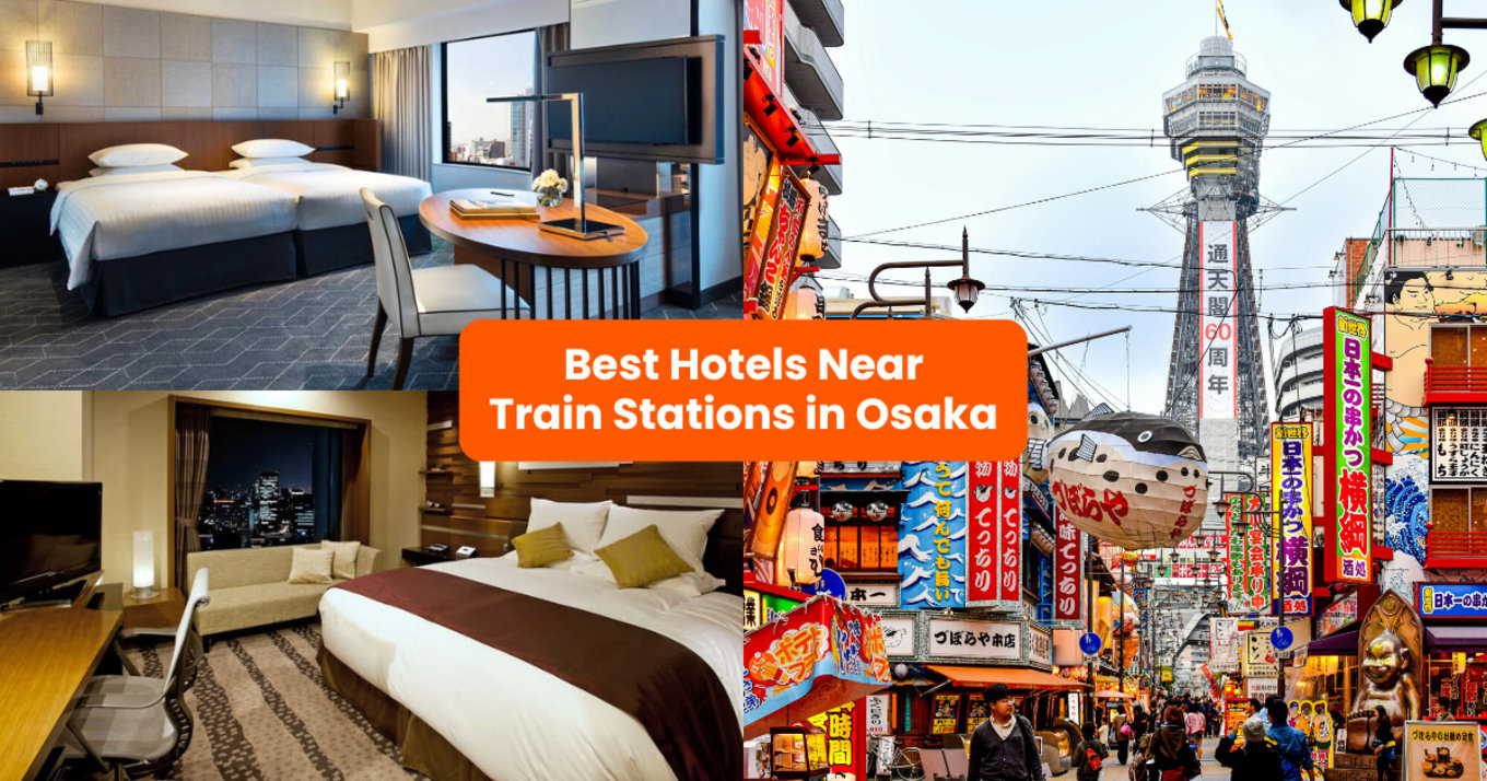 where to stay near osaka train stations