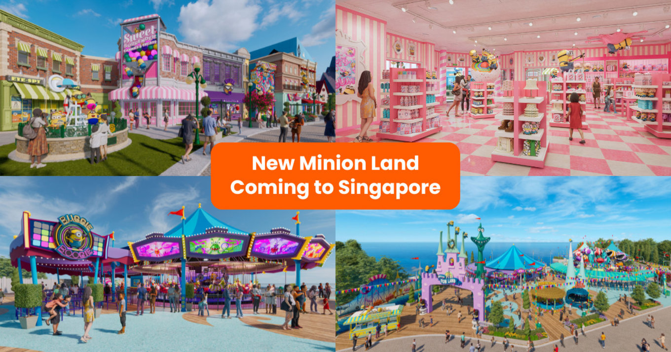 New minion land in singapore 