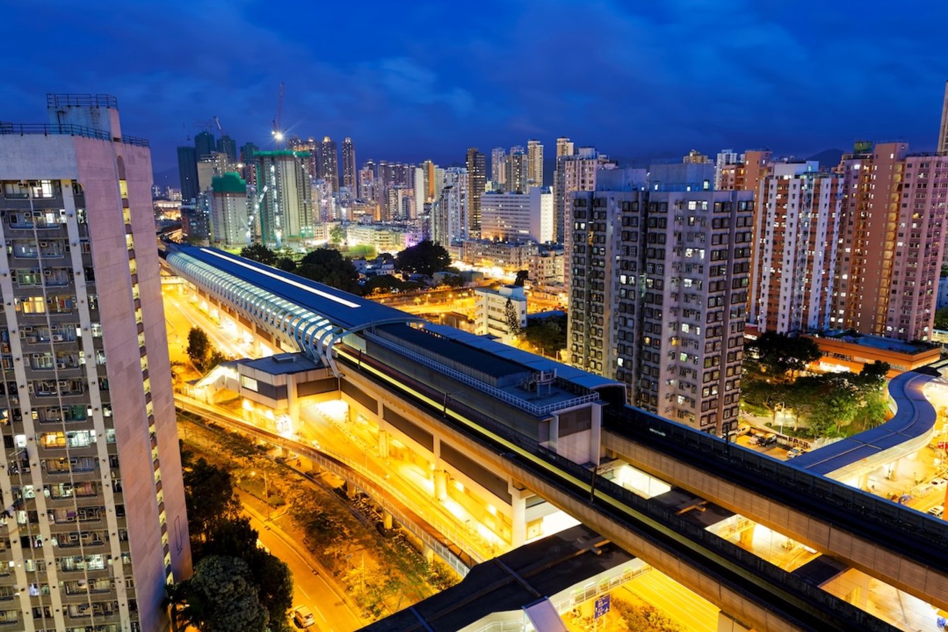 Hong Kong High Speed Rail Head Banner