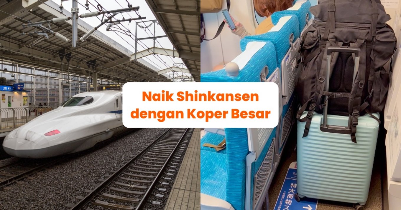 Naik Shinkansen dengan Koper Besar - Blog Cover ID