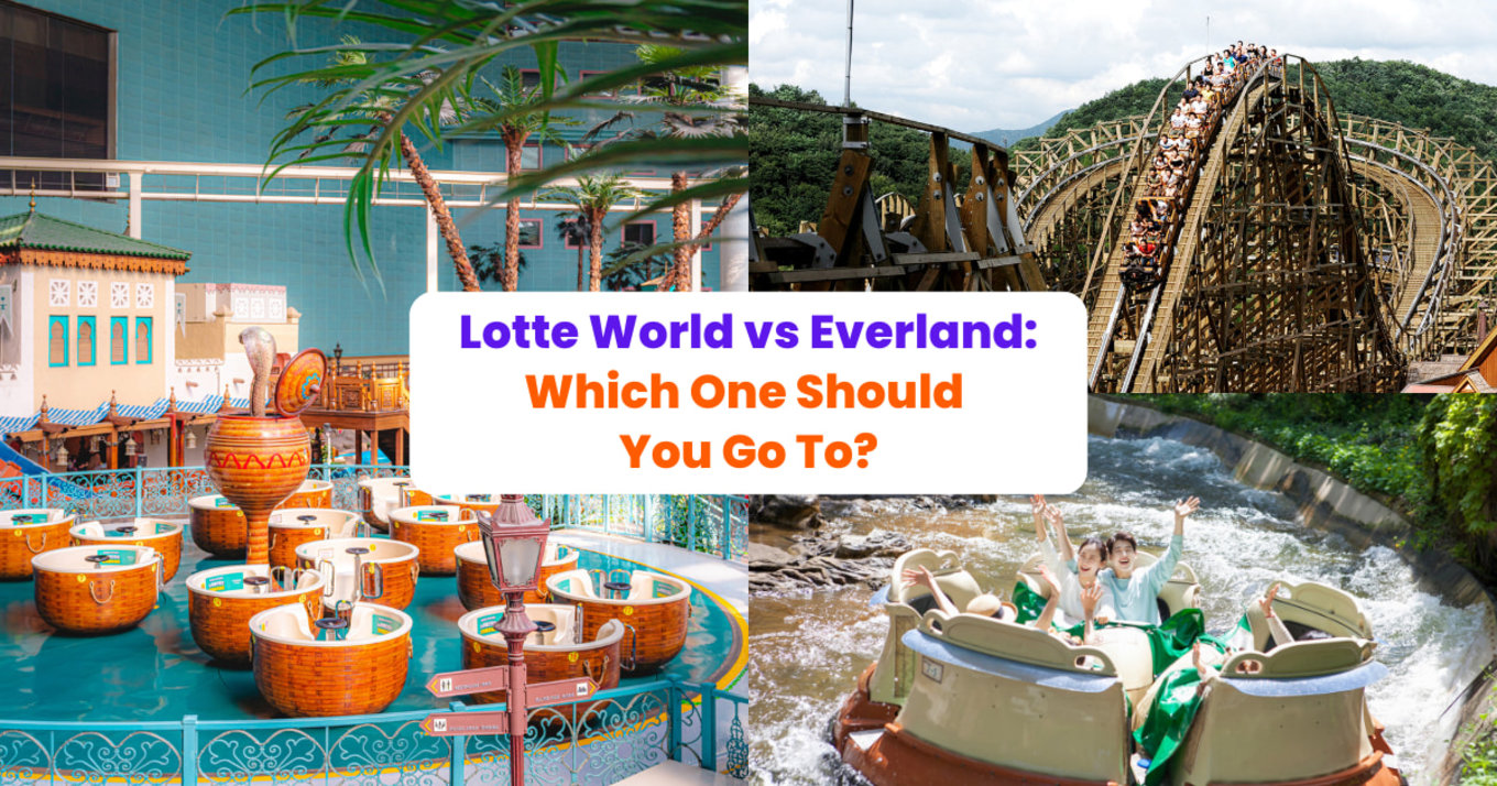 Lotte World vs Everland banner