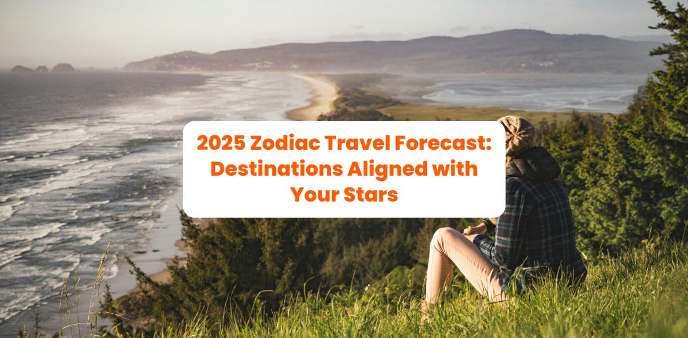 zodiac sign aligned with 2025 travel header image