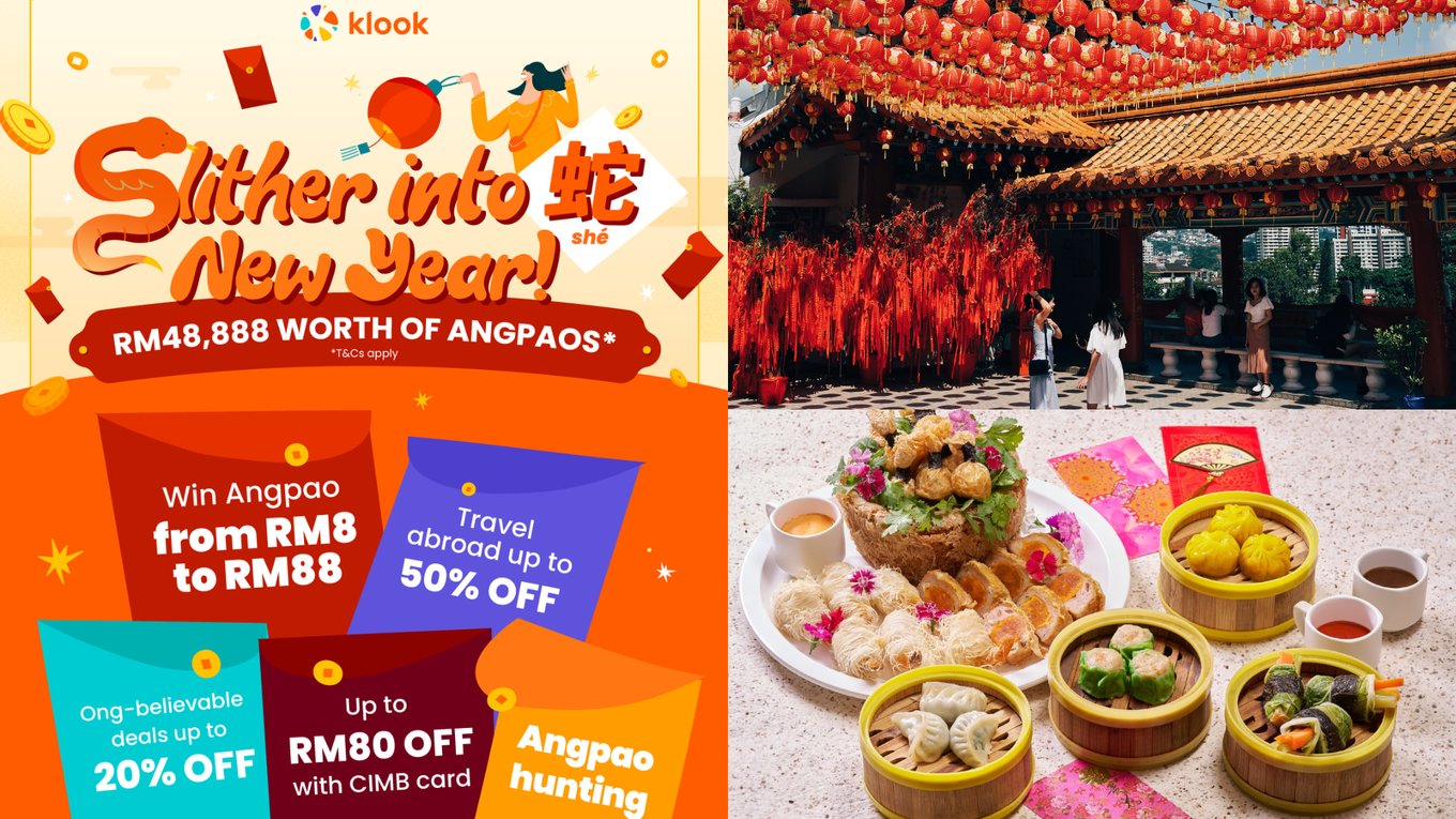 Klook Chinese New Year 2025 travel promotions giveaways