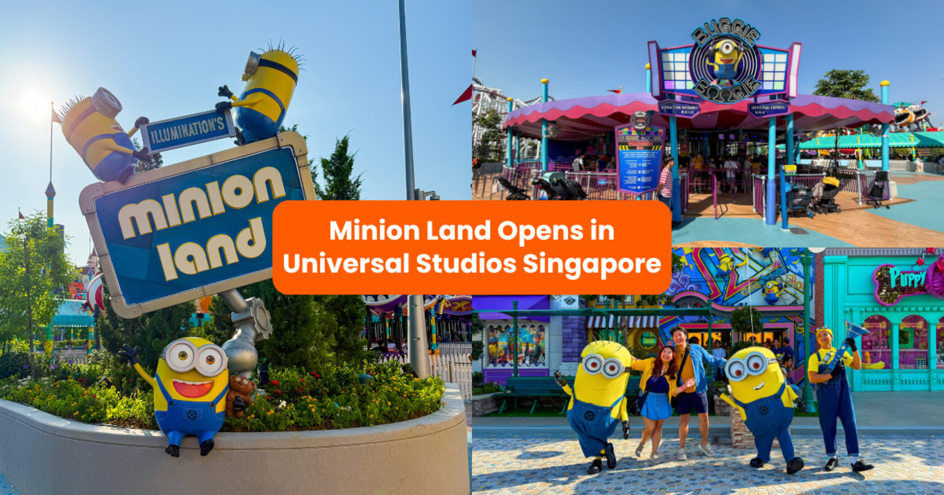 New minion land in universal studios singapore