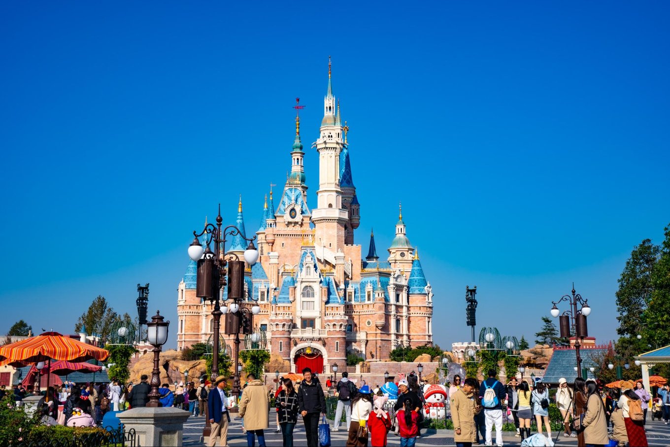 上海ディズニーランド アトラクション　お城