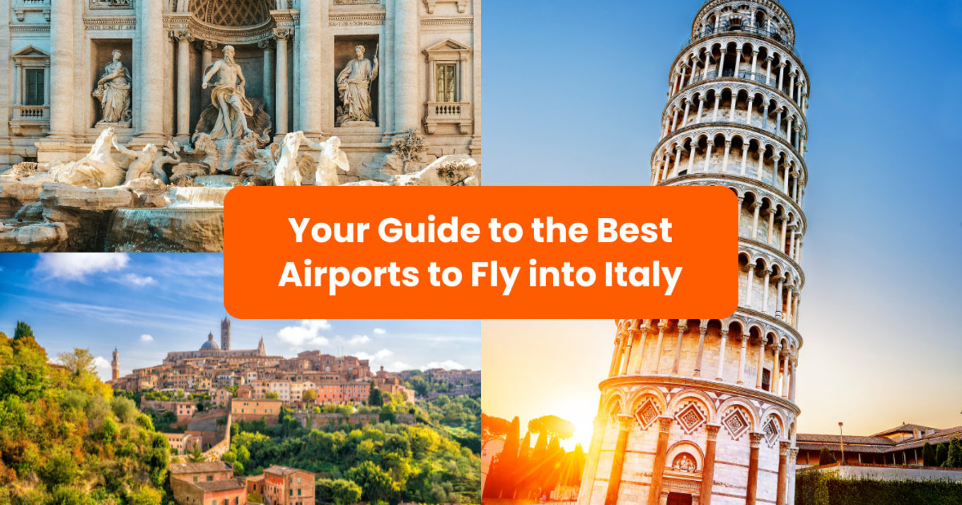 best airport to fly into italy - cover photo