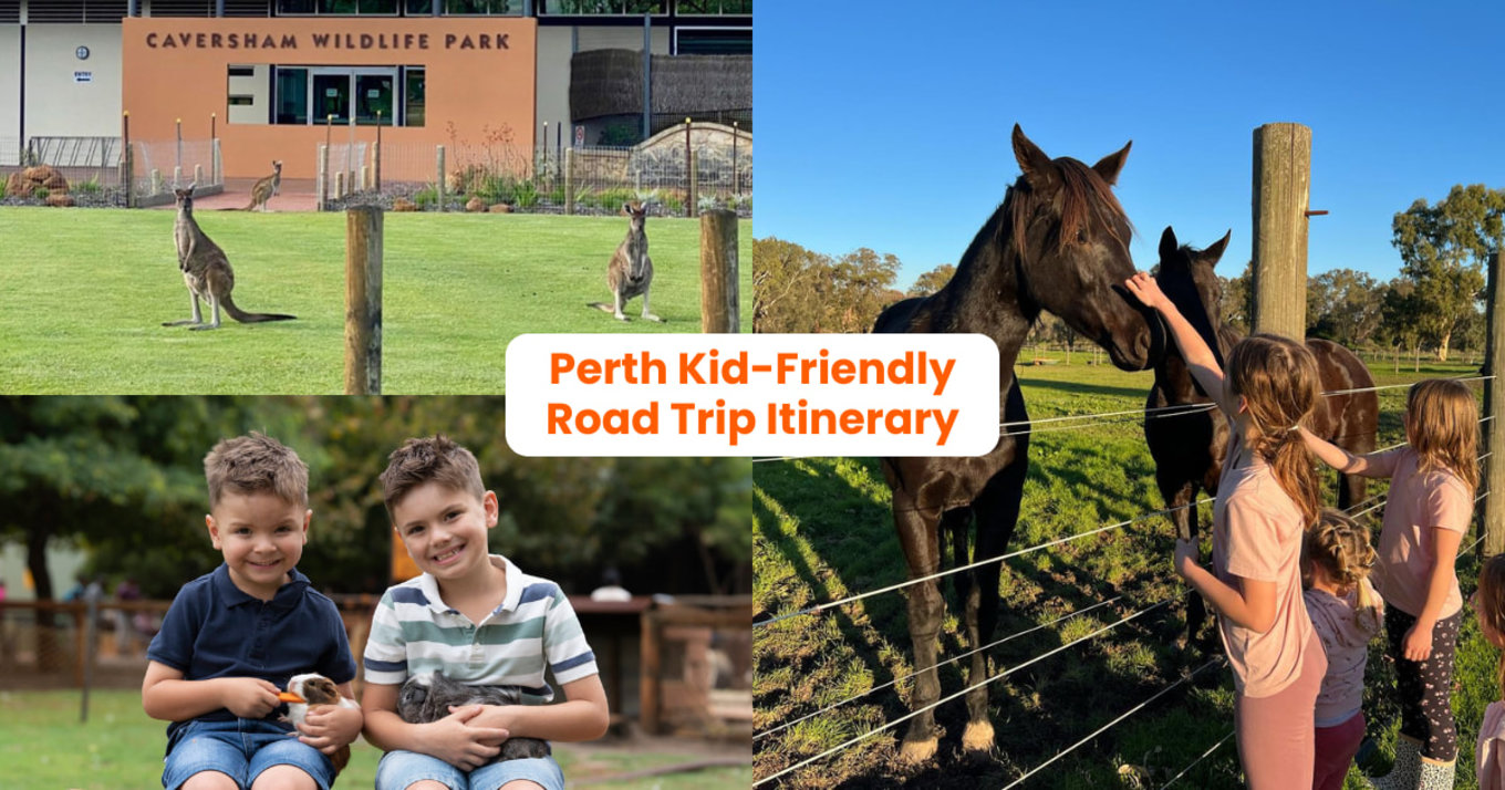perth kid friendly road trip itinerary