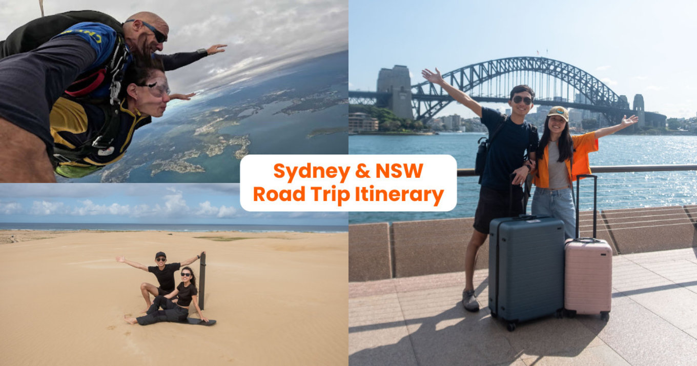 shrugmyshoulder road trip itinerary to sydney and NSW