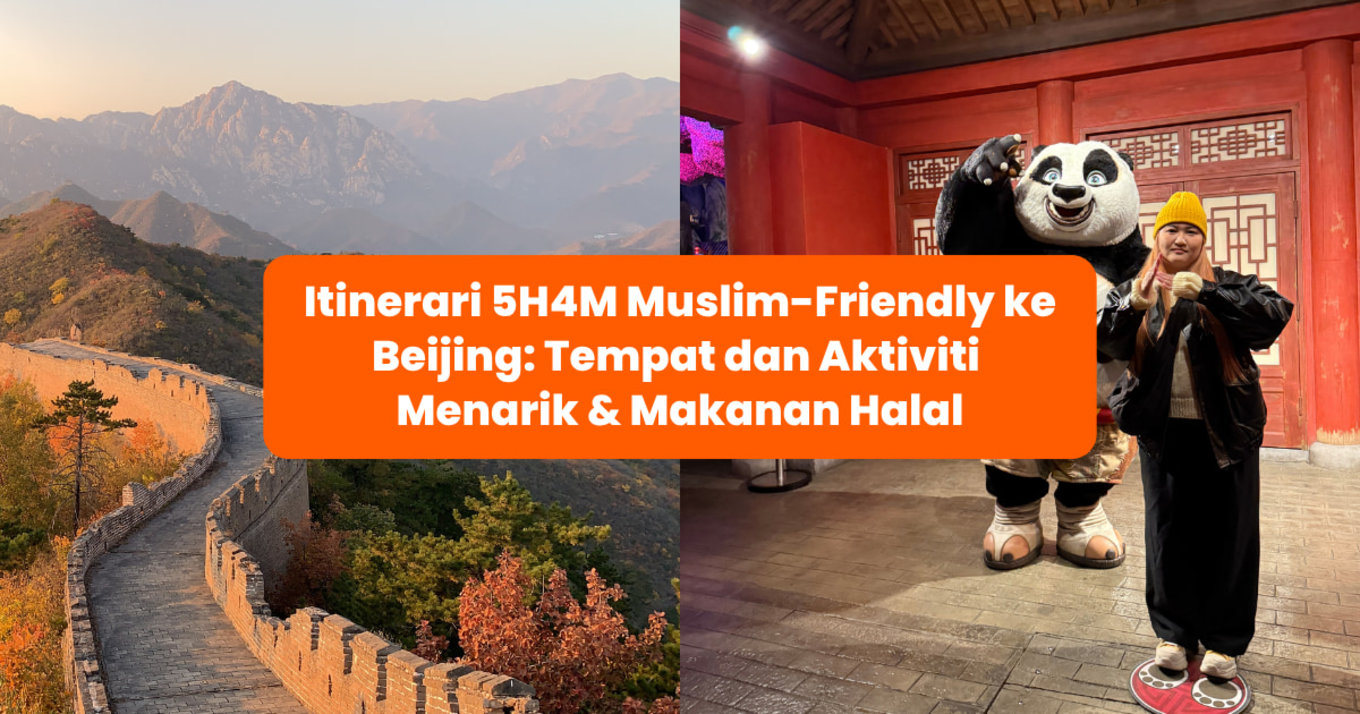 itinerari 5H4M Muslim friendly beijing klook my