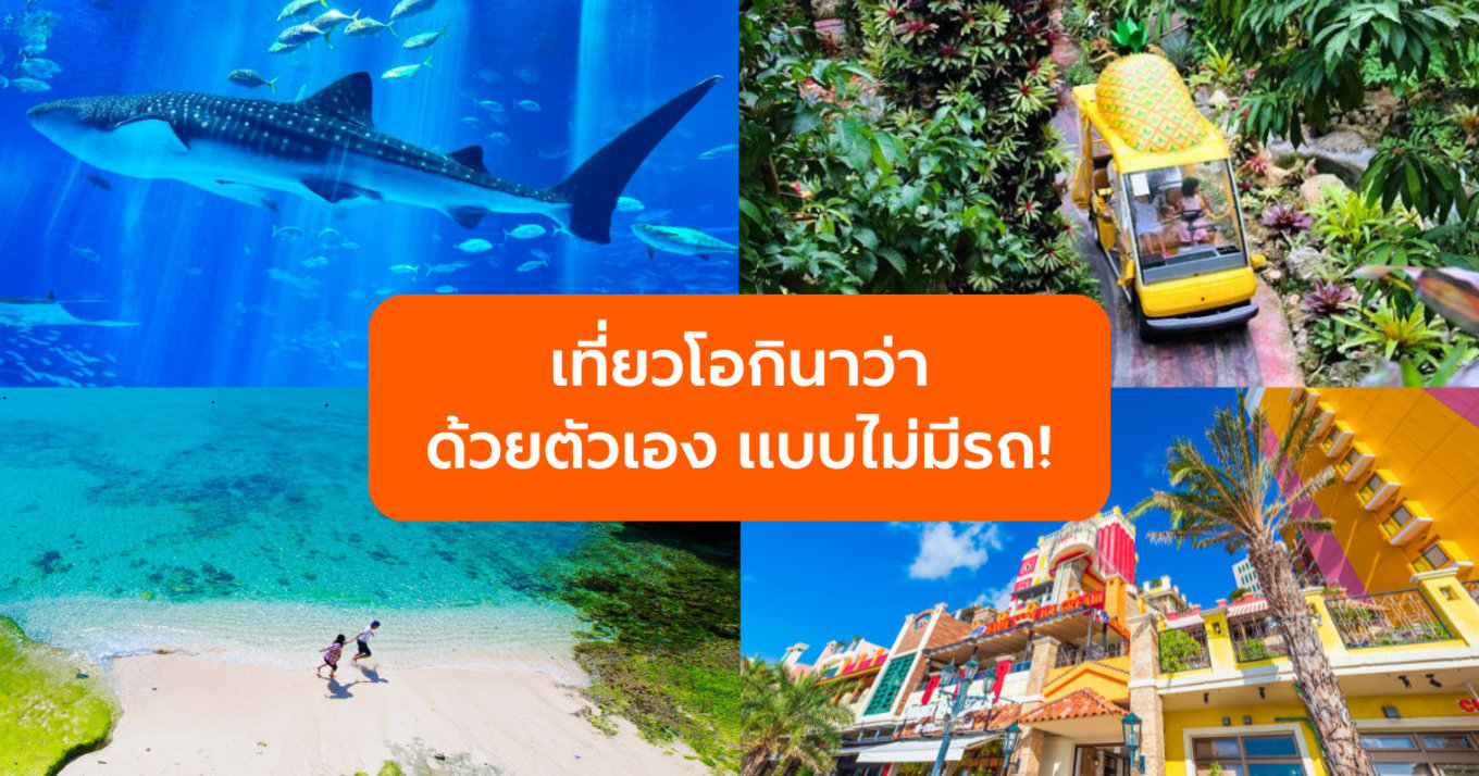 เที่ยวโอกินาว่าด้วยตัวเองแบบไม่มีรถ!