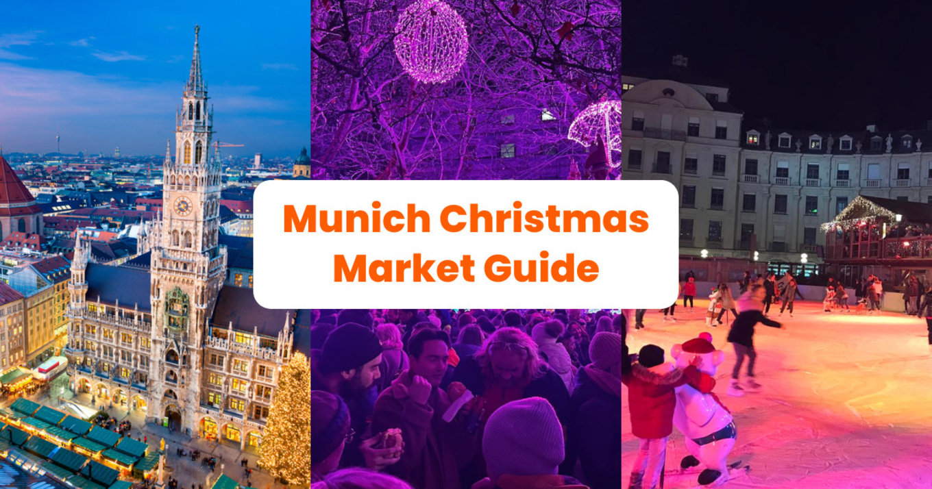 Collage of Christmas Markets in Munich
