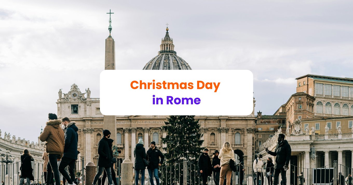 Header photo for Christmas day in Rome blog
