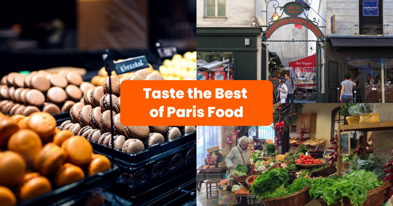 collage of paris food markets