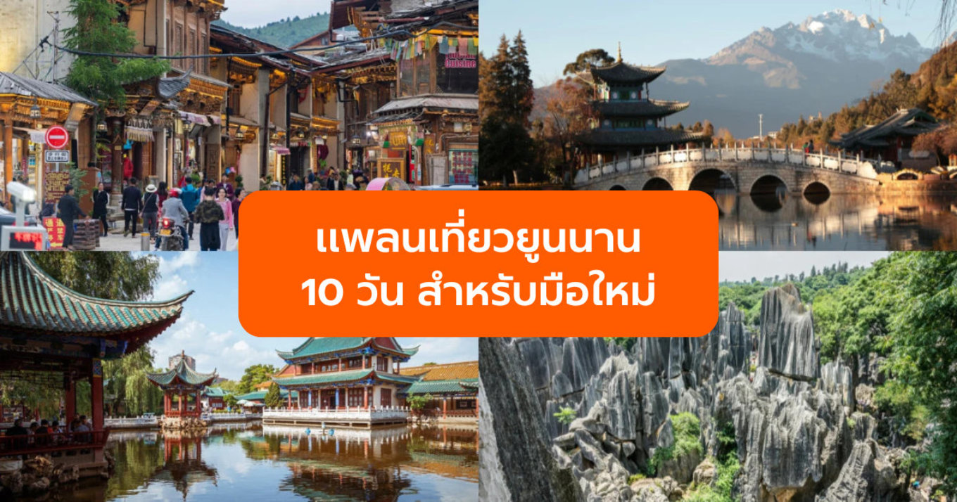 แพลนเที่ยวยูนนาน 10 วัน สำหรับมือใหม่ ครบทุกไฮไลท์ คุนหมิง ต้าหลี่ ลี่เจียง และแชงกรีลา