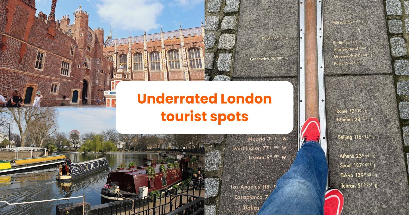 Underrated London tourist spots, from Little Venice to Greenwich Meridian and Hampton Court Palace