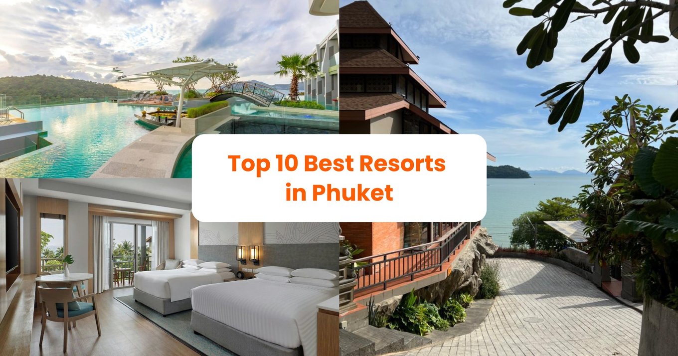 Collage of resorts in Phuket