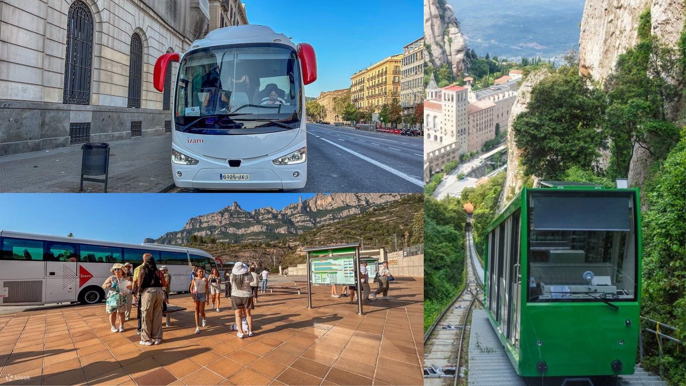 Barcelona to Montserrat transportation options