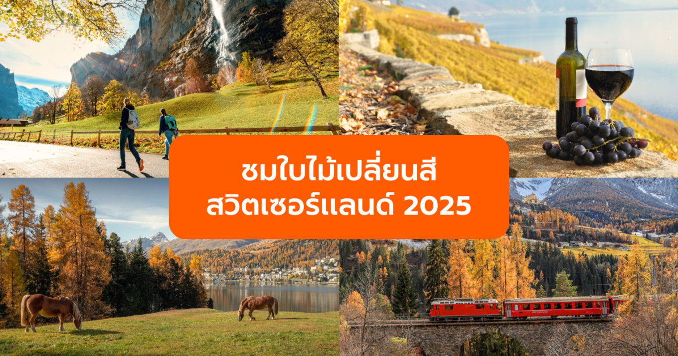 ชมใบไม้เปลี่ยนสีสวิตเซอร์แลนด์ 2025