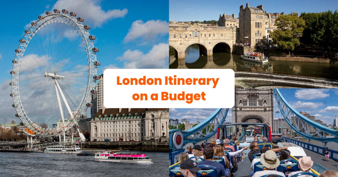 London Itinerary on a Budget banner