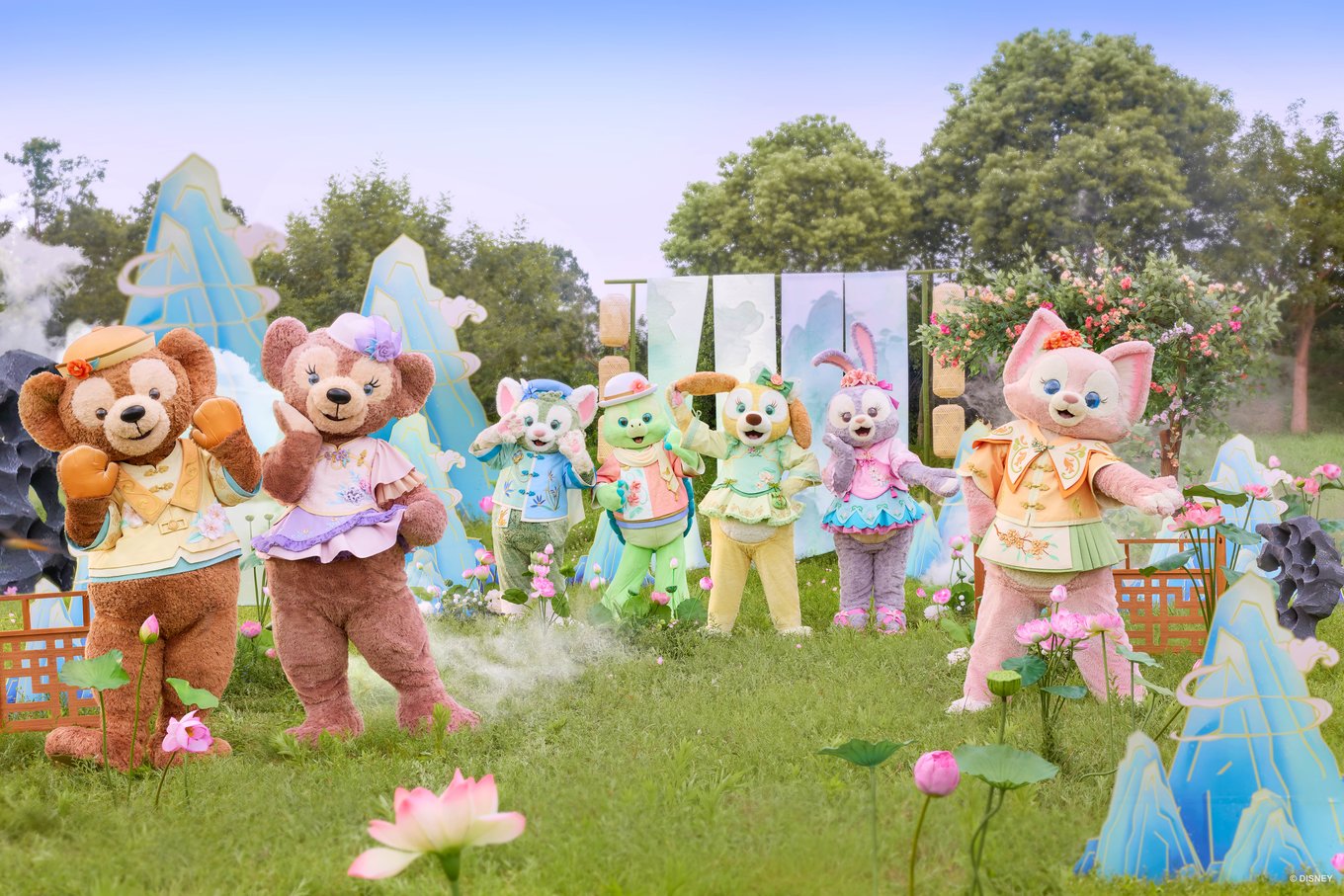 ダッフィーマンス キャラクター集合