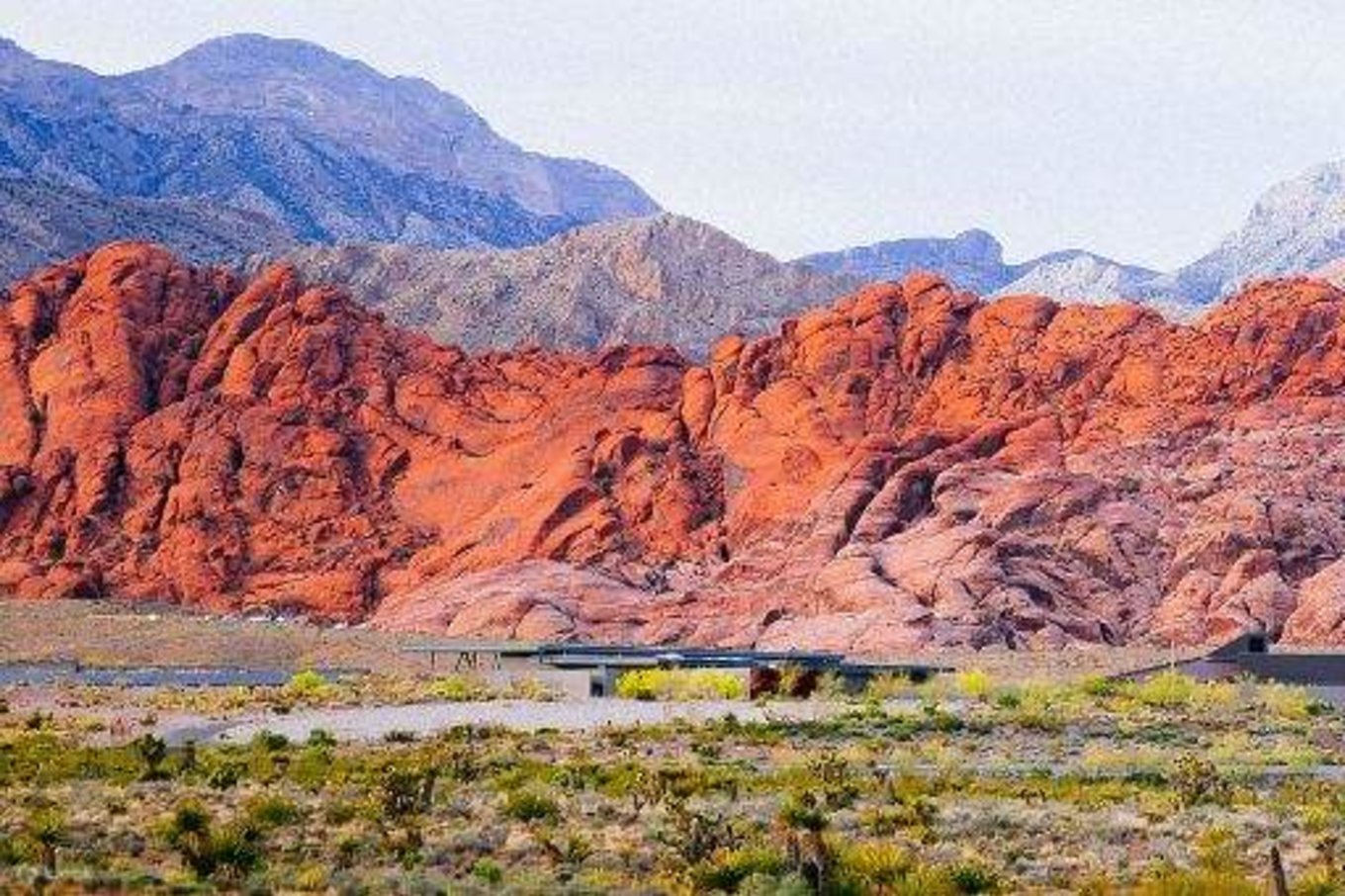 Red Rock Canyon from afar