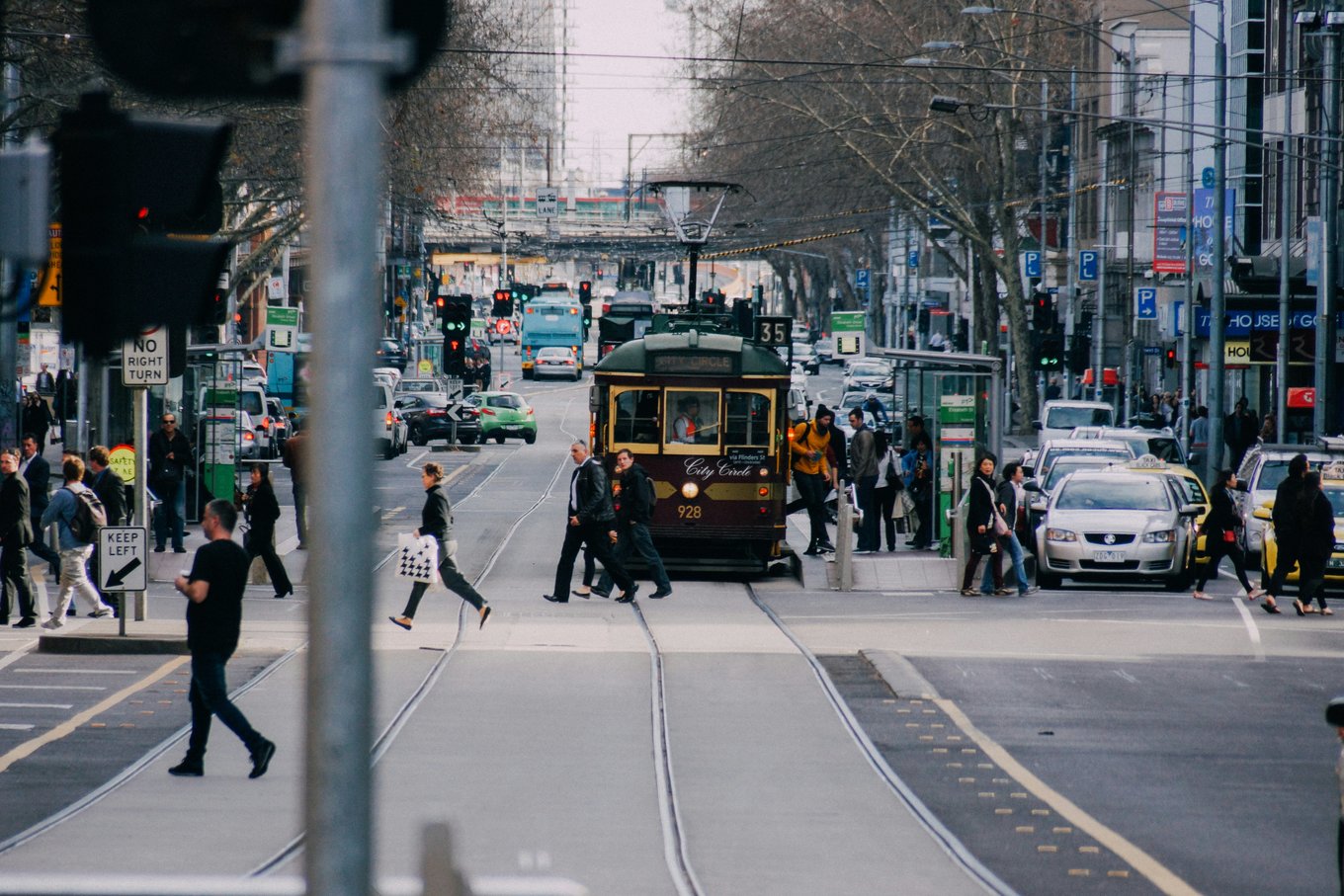 A variety of transportation options within Melbourne | Photo by Weyne Yew on Unsplash