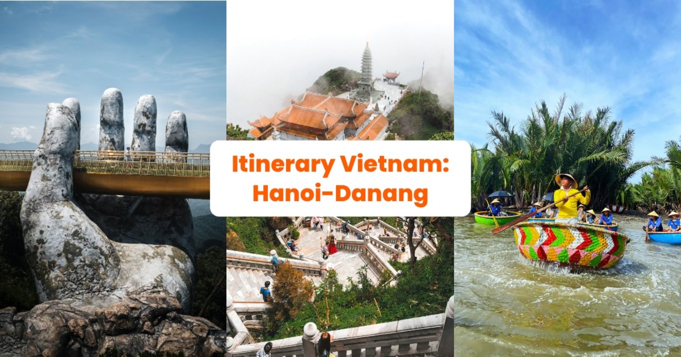 Itinerary Vietnam Hanoi Danang - Blog Cover ID