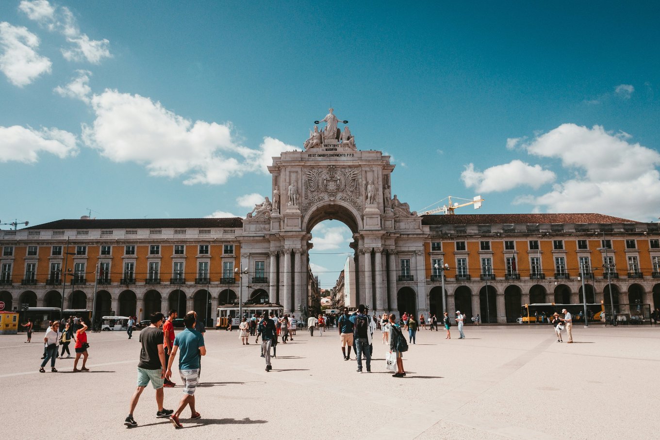 Scenic view of Praça do Comércio