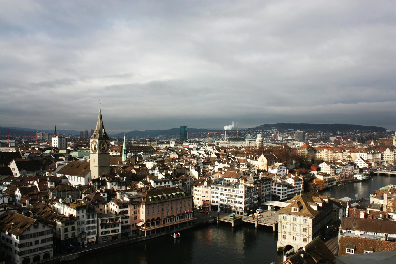 Stunning view of Zurich