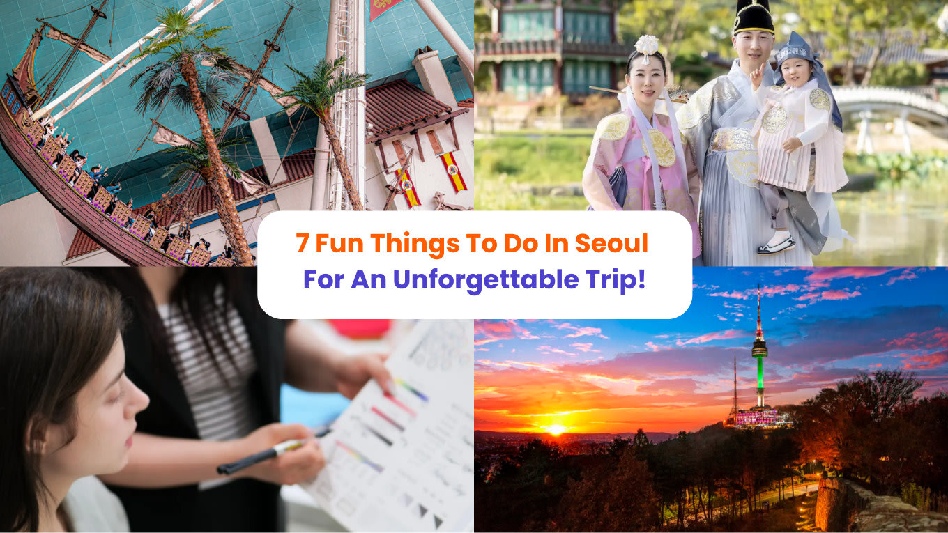 Top activities in Seoul including culture, theme parks, and city views