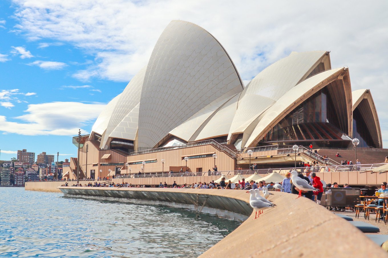 People gathering outside Sydney Opera House  | Photo Credit: Brett Stone on Pexels