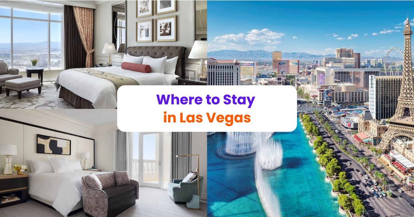 Banner photo for where to stay in Las Vegas blog