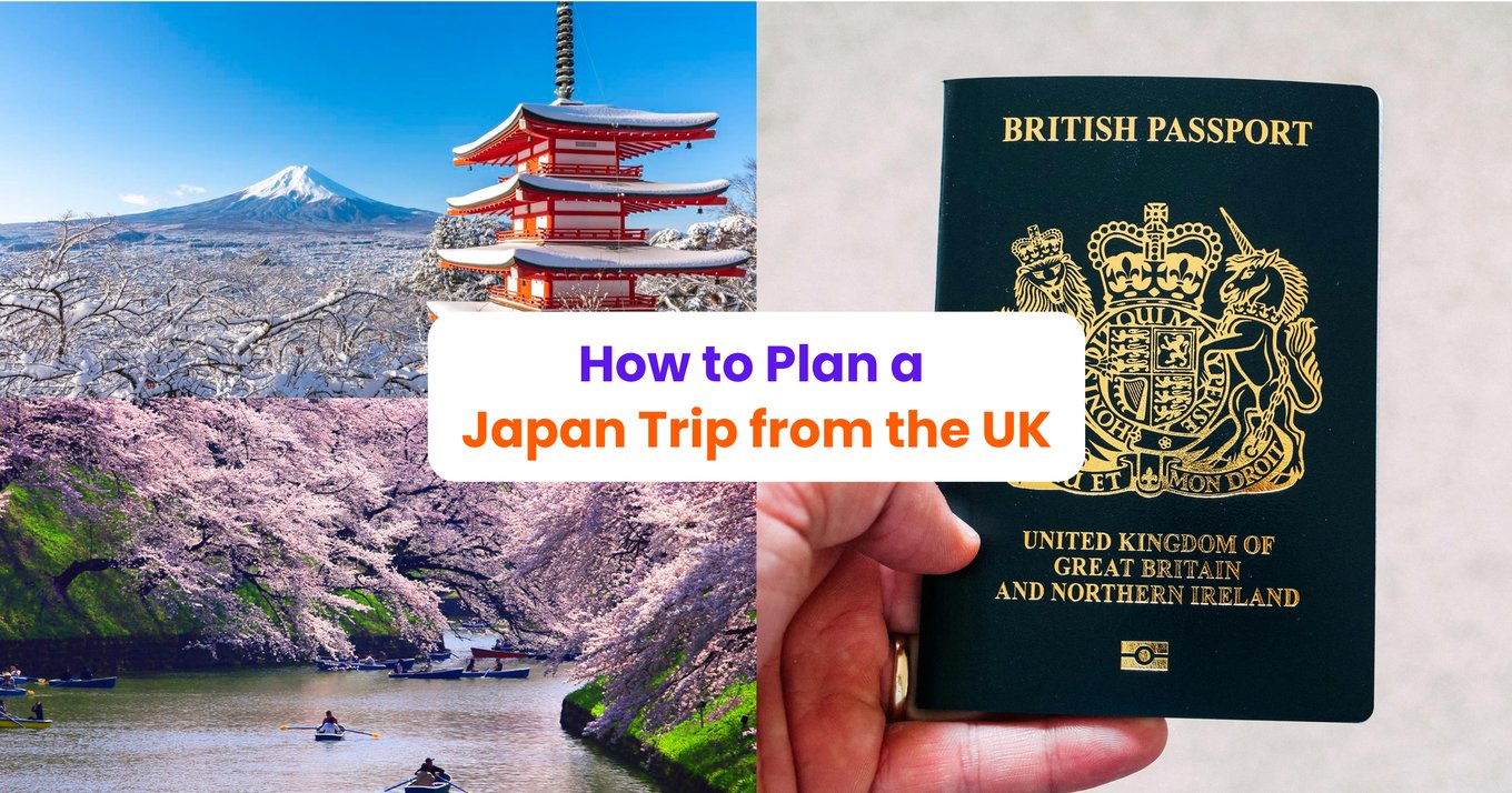 Japan travel highlights including Mount Fuji, cherry blossoms, and temples for UK travellers