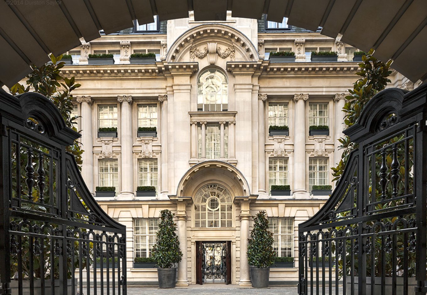 Rosewood London hotel entrance with classic architecture