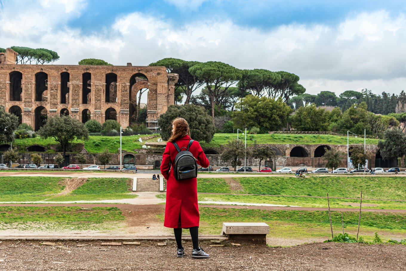 Visitor at the Circus Maximus in Rome | Photo Credit: Duc Tinh Ngo on Pexels