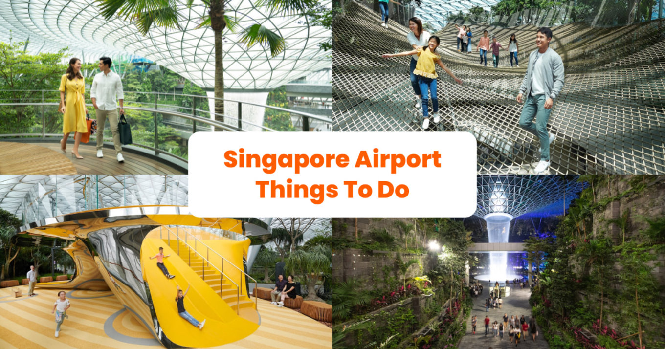 Top things to do in Singapore Airport in 2026: HSBC Rain Vortex, Sky Nets, Playground