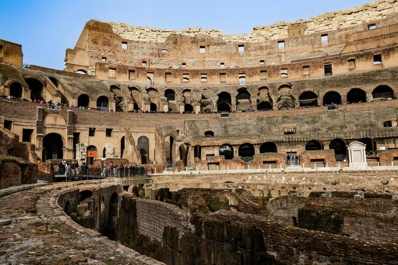 Inside the Colosseum