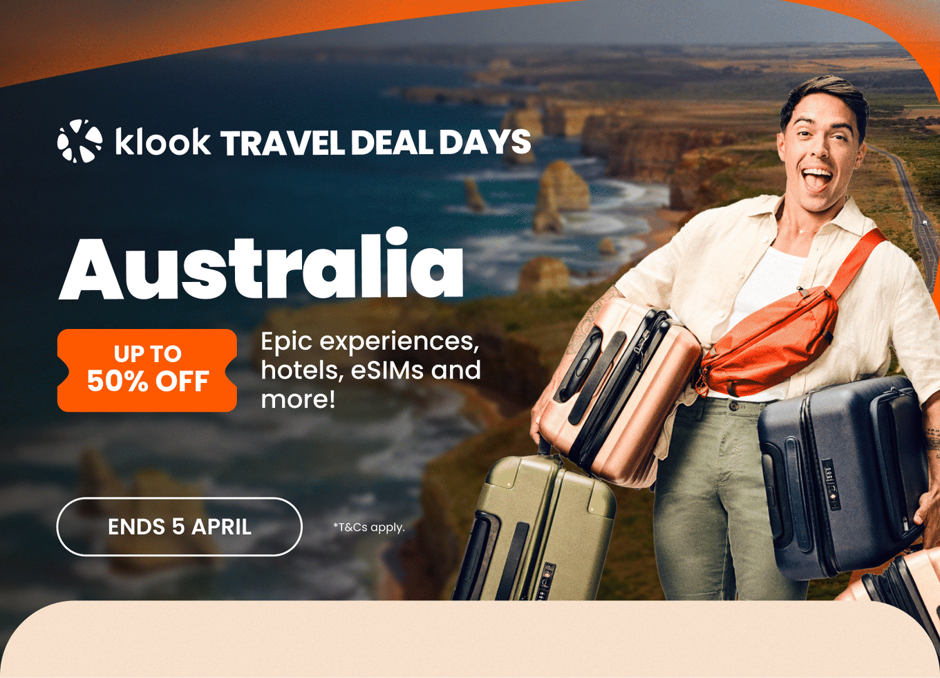 [ANZ] Klook Travel Deal Days Banner 